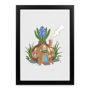 Hyacinth house - Framed poster (27 × 37 cm) - black - Front