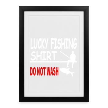 Angling - Framed poster (27 × 37 cm) - black - Front
