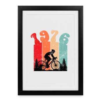 Millésime 1976 - Affiche encadrée (27 × 37 cm) - noir - Devant