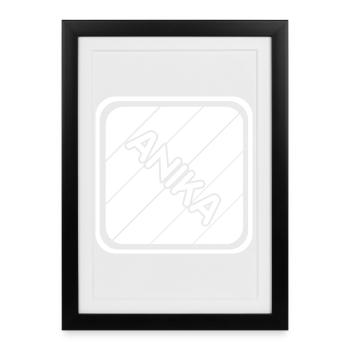 Anika as a first name - Framed poster (27 × 37 cm) - black - Front