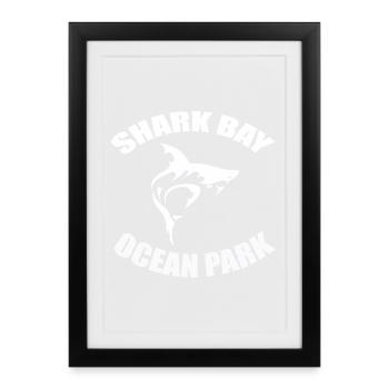 SHARK BAY OCEAN PARK - Framed poster (27 × 37 cm) - black - Front