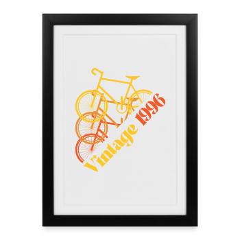 Millésime 1996 - Affiche encadrée (27 × 37 cm) - noir - Devant