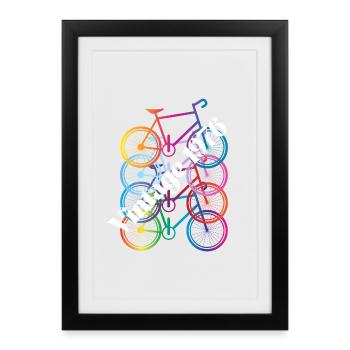 Vintage 1986 - Framed poster (27 × 37 cm) - black - Front