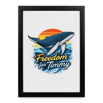 Liberté pour Timmy - Sundowner - Affiche encadrée (27 × 37 cm) - noir - Devant