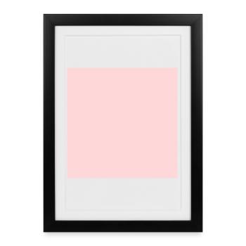 Pink Background Texture Template Personalize - Framed poster (27 × 37 cm) - black - Front