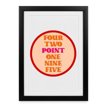 Motivation Marathon Run - Affiche encadrée (27 × 37 cm) - noir - Devant