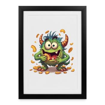 Mint Sample Snacking - Framed poster (27 × 37 cm) - black - Front