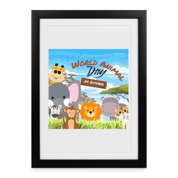 __20260612_190555_0000 - Affiche encadrée (27 × 37 cm) - noir - Devant