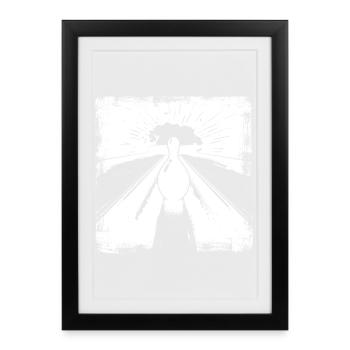 Graphiques de bowling - Affiche encadrée (27 × 37 cm) - noir - Devant