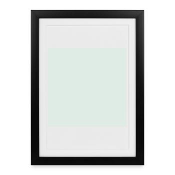 Blue Background Texture Template Personalize - Framed poster (27 × 37 cm) - black - Front