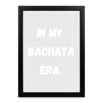 Ère de la bachata - Affiche encadrée (27 × 37 cm) - noir - Devant