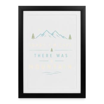 Hiking - Outdoor Adventure  - Framed poster (27 × 37 cm) - black - Front