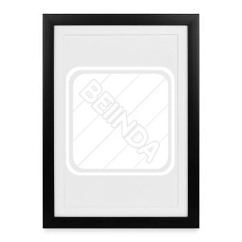 Cadeau pour Belinda - Affiche encadrée (27 × 37 cm) - noir - Devant