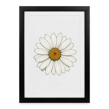 Daisy Vintage Style - Framed poster (27 × 37 cm) - black - Front
