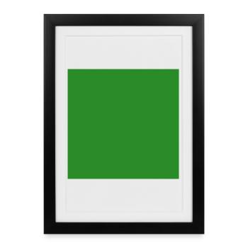 green background texture template personalize - Framed poster (27 × 37 cm) - black - Front