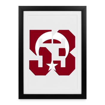 Rize 53 - Affiche encadrée (27 × 37 cm) - noir - Devant