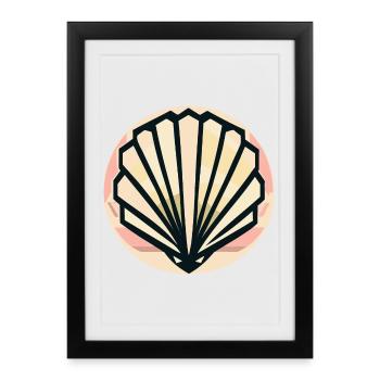 Shell - Framed poster (27 × 37 cm) - black - Front