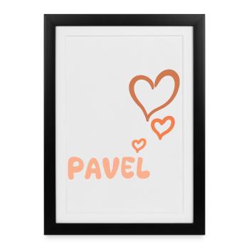 Pavel - Framed poster (27 × 37 cm) - black - Front