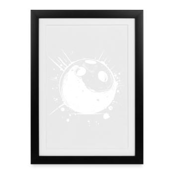 Bowling Sketch - Framed poster (27 × 37 cm) - black - Front