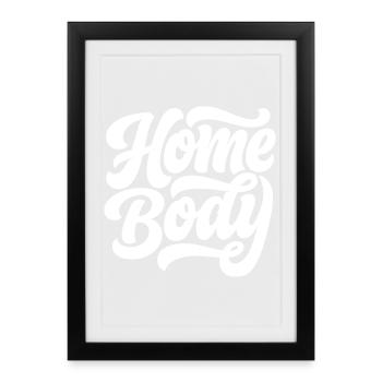 Homebody - Couch potato (color changeable) - Framed poster (27 × 37 cm) - black - Front