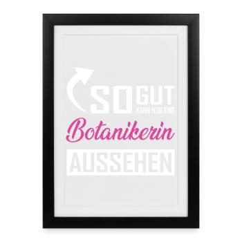Seul un botaniste peut avoir une telle apparence - Affiche encadrée (27 × 37 cm) - noir - Devant
