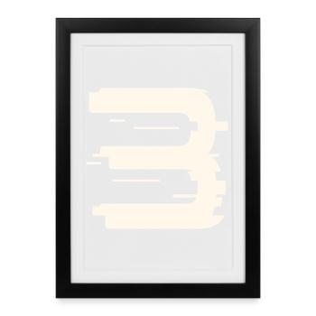 3 - Framed poster (27 × 37 cm) - black - Front