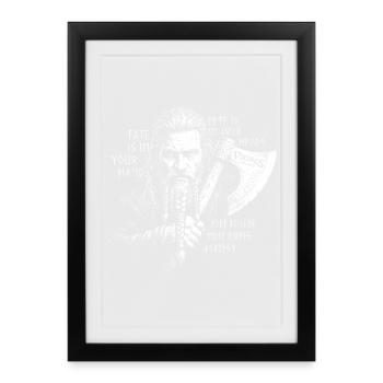 Fate is in your Hands - Framed poster (27 × 37 cm) - black - Front