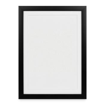 Dove Floral Crest - Framed poster (27 × 37 cm) - black - Front