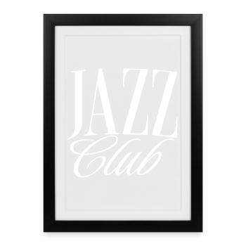 Jazz Club - Framed poster (27 × 37 cm) - black - Front