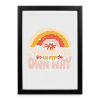 Awesome Ladies - Framed poster (27 × 37 cm) - black - Front