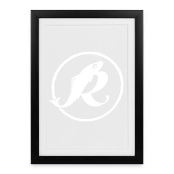 Rostock Fish Combine - Framed poster (27 × 37 cm) - black - Front