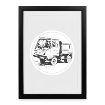 Multicar M25 - Framed poster (27 × 37 cm) - black - Front