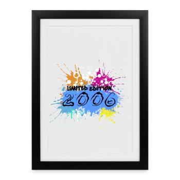 Colour explosion Limited Edition 2006 - Framed poster (27 × 37 cm) - black - Front