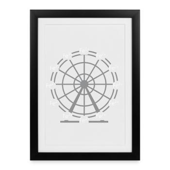 Ferrous Iron Fe2+ Ion Chemistry Science Design - Framed poster (27 × 37 cm) - black - Front