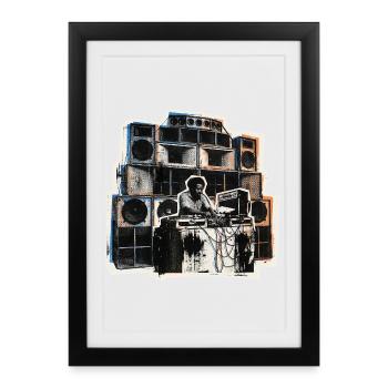 Dub Reggae Soundsystem Roots - Framed poster (27 × 37 cm) - black - Front