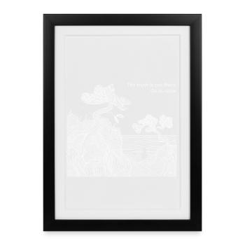 Cosmic Truth - Framed poster (27 × 37 cm) - black - Front