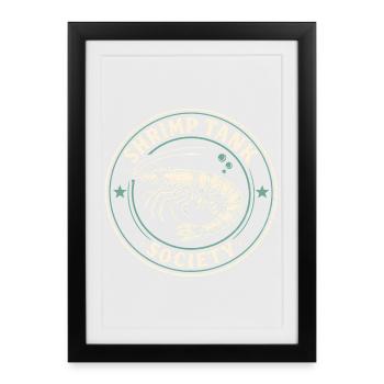 Shrimp Tank Association | Aquatics - Framed poster (27 × 37 cm) - black - Front