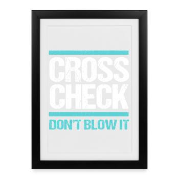 Flight Attendant Stewardess - Framed poster (27 × 37 cm) - black - Front