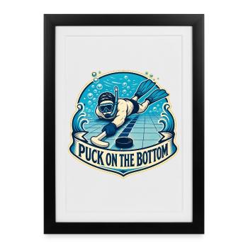 PALET EN BAS - Affiche encadrée (27 × 37 cm) - noir - Devant