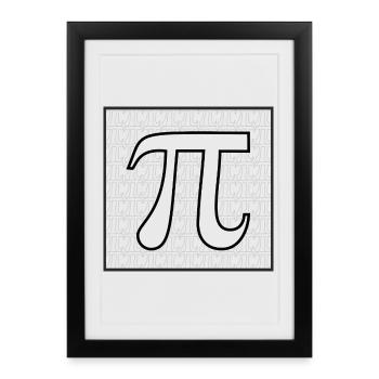 Pi 2 - Framed poster (27 × 37 cm) - black - Front