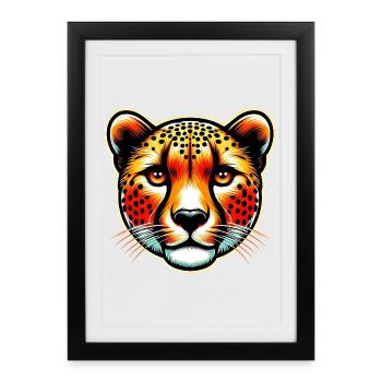 Guépard - Affiche encadrée (27 × 37 cm) - noir - Devant