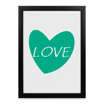 HAPPY NEW YEAR. NEW YEAR'S EVE. NEW YEAR - Framed poster (27 × 37 cm) - black - Front