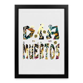 Día de los Muertos - Affiche encadrée (27 × 37 cm) - noir - Devant