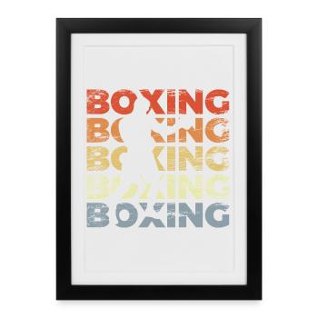 Vintage Boxes - Framed poster (27 × 37 cm) - black - Front