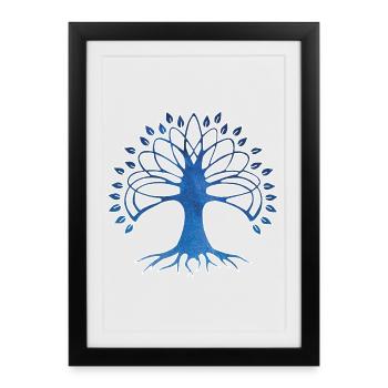 Tree of Spiritual Life and the Universe - Framed poster (27 × 37 cm) - black - Front