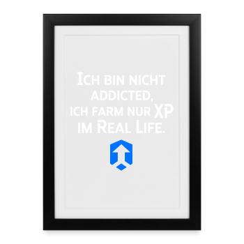 Farm XP Im Real Life - Gerahmtes Poster (27 × 37 cm) - Schwarz - Vorne