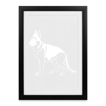 Sheepdog - Framed poster (27 × 37 cm) - black - Front