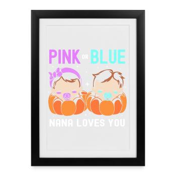 Révélation du sexe d’Halloween - Affiche encadrée (27 × 37 cm) - noir - Devant