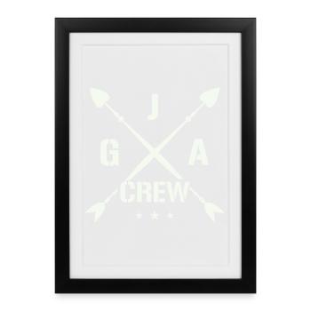 Bachelor Crew Bachelor Party - Framed poster (27 × 37 cm) - black - Front