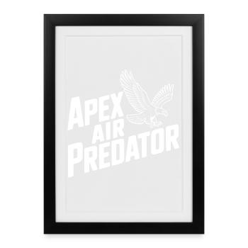 Apex Air Predator - Affiche encadrée (27 × 37 cm) - noir - Devant
